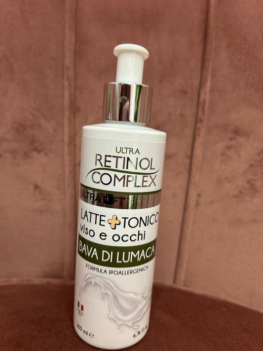 RETINOL COMPLEX LATTE + TONICO VISO E OCCHI BAVA DI LUMACA IPOALLERGENICA